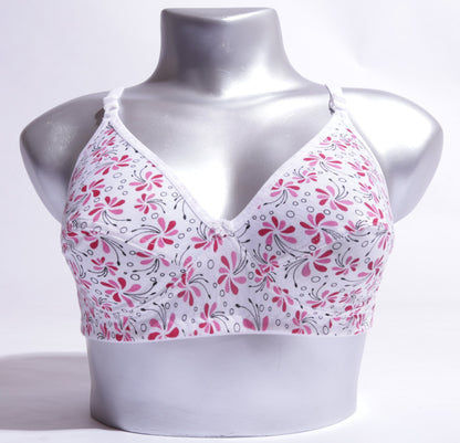 COMFORTABLE BREATHABLE NON PADDED GALAXY BRA (869) - The Women Wears