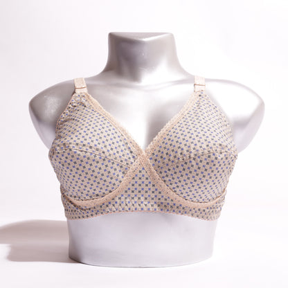 COMFORTABLE BREATHABLE NON PADED GALAXY BRA(893) - The Women Wears