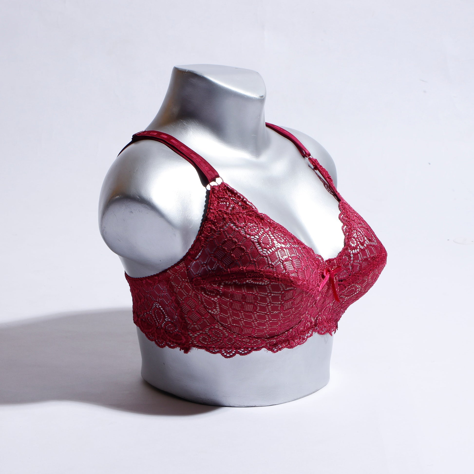 Pack of 3 Luxurious Emroidered Non paded bra NP-1359 - The Women Wears