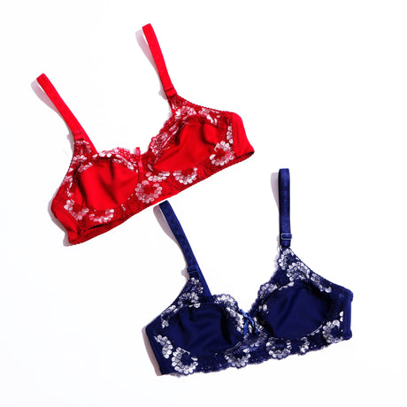 Breathable Non Padded Bra - Pack of 2 (1154) - The Women Wears