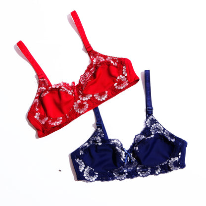 Breathable Non Padded Bra - Pack of 2 (1154) - The Women Wears