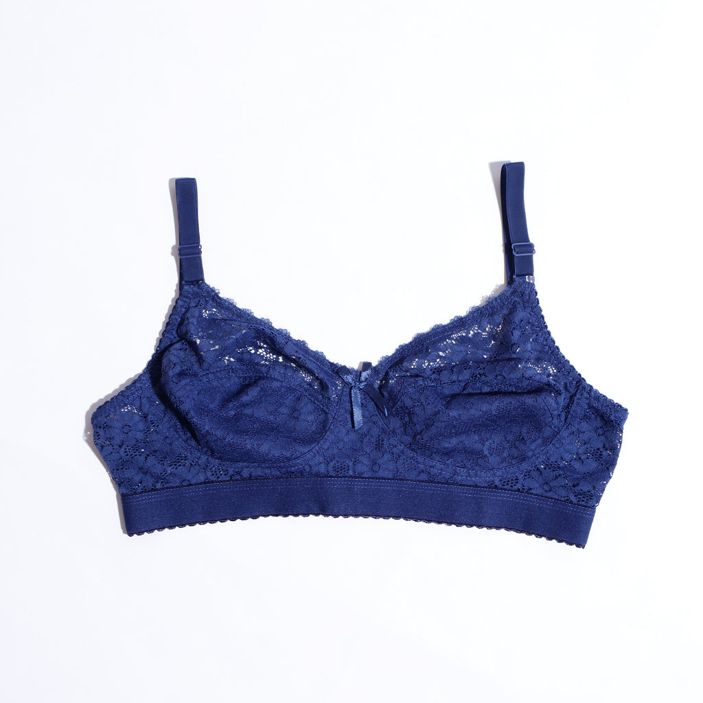Galaxy Lace Breathable Non Padded Bra - NP1364 - The Women Wears