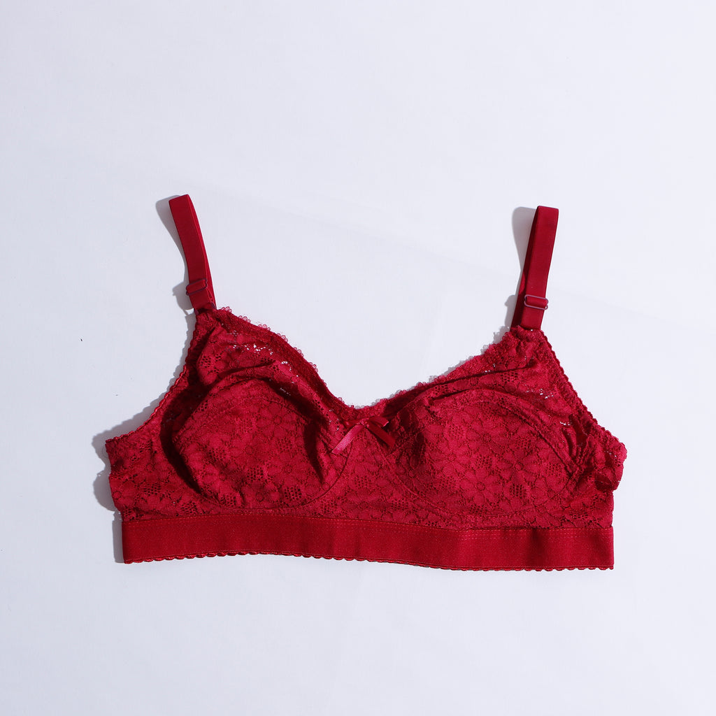 Galaxy Lace Breathable Non Padded Bra - NP1364 - The Women Wears