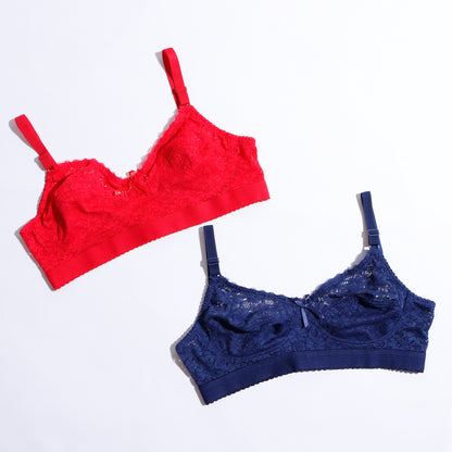 Galaxy Lace Bra Pack Of Three 1365 view 2