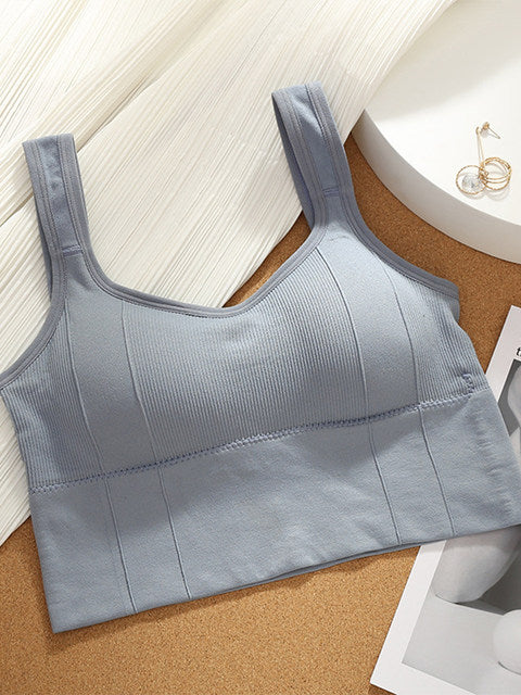 Women's Top Anti-sweat Fitness Gym Bra (6985)