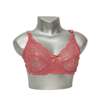 Galaxy Non Padded Non Wired Floral Net Bra (A-486)