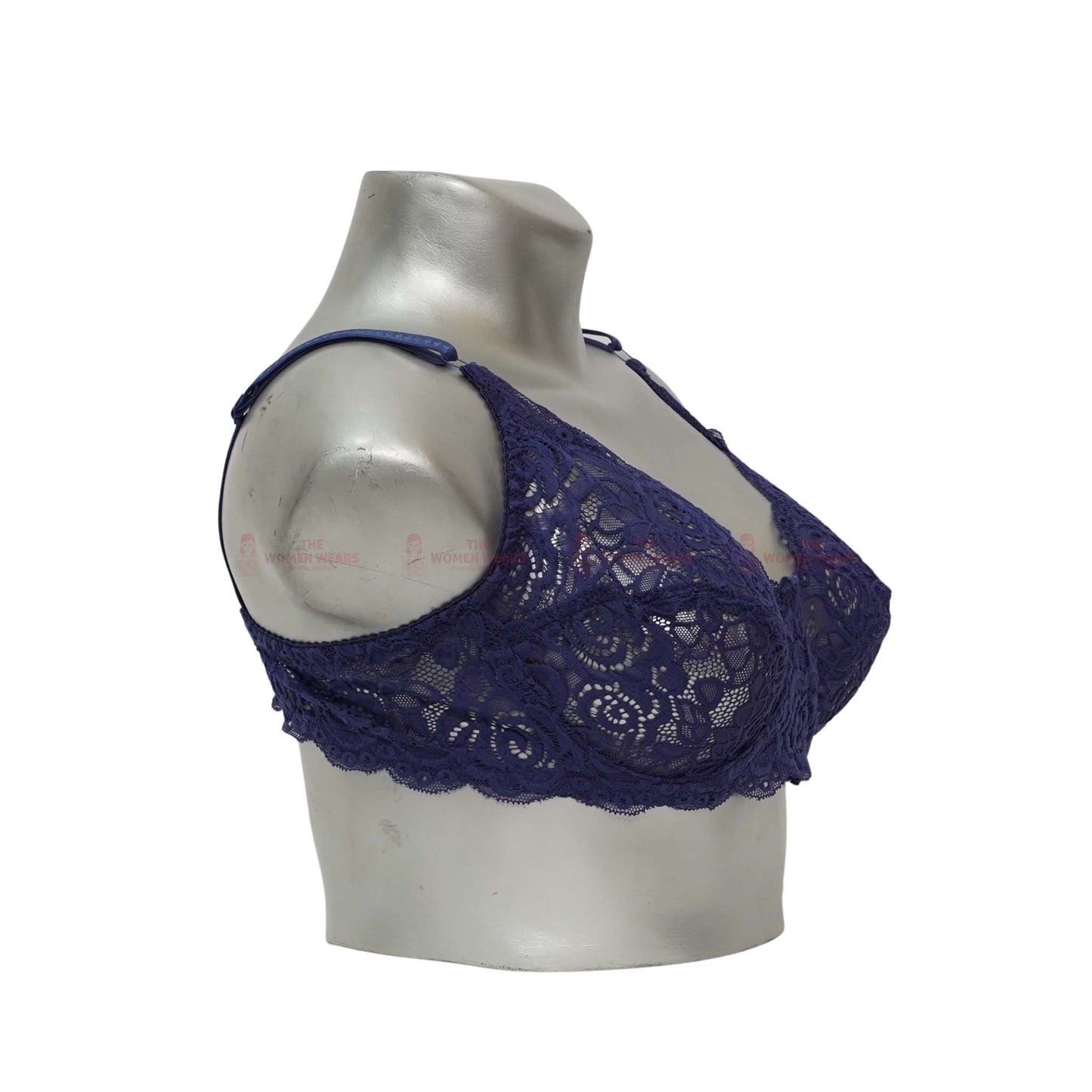 Galaxy Non Padded Non Wired Floral Net Bra (A-486)