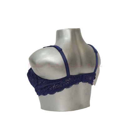 Galaxy Non Padded Non Wired Floral Net Bra (A-486)