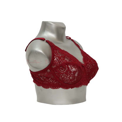 Galaxy Non Padded Non Wired Floral Net Bra (A-486)