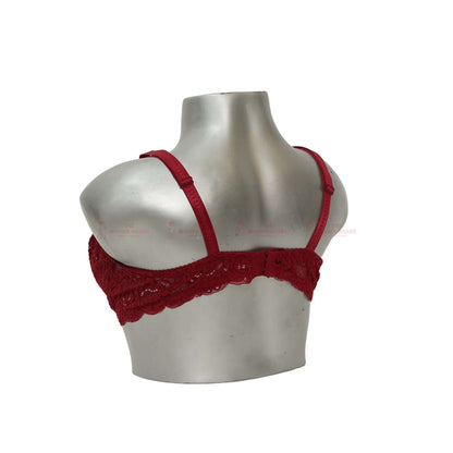 Galaxy Non Padded Non Wired Floral Net Bra (A-486)