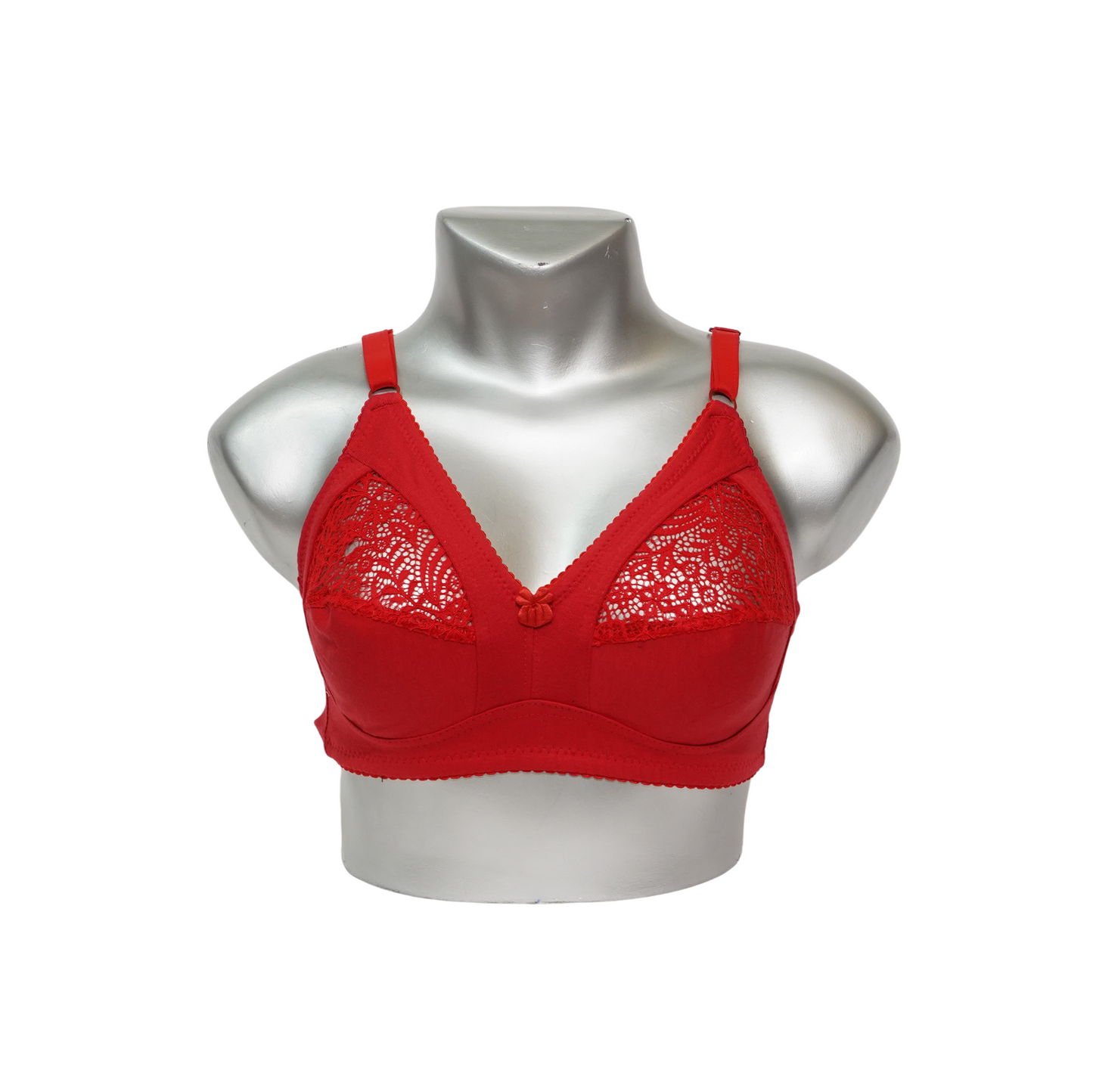 Half Lace Non Padded Non Wired Bra (23432)