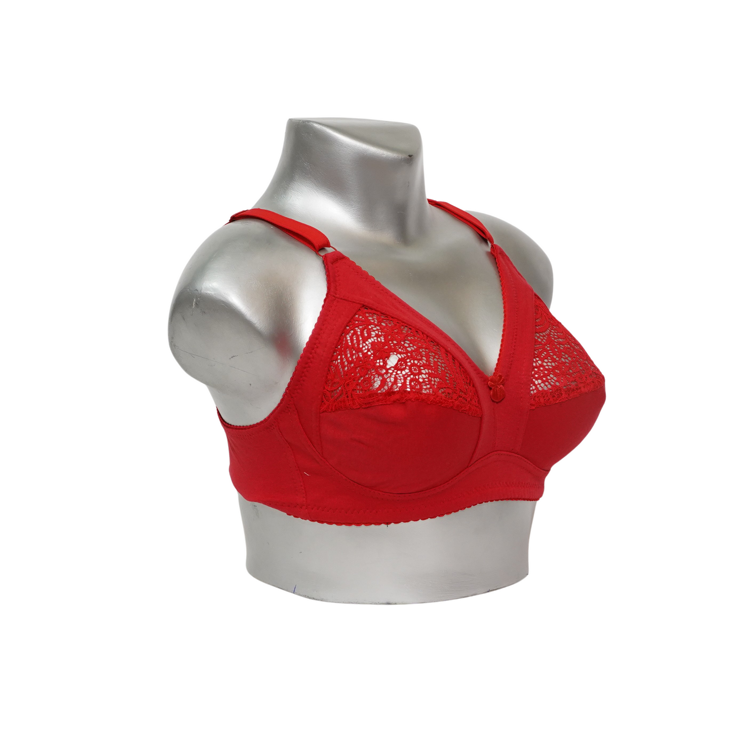 Half Lace Non Padded Non Wired Bra (23432)