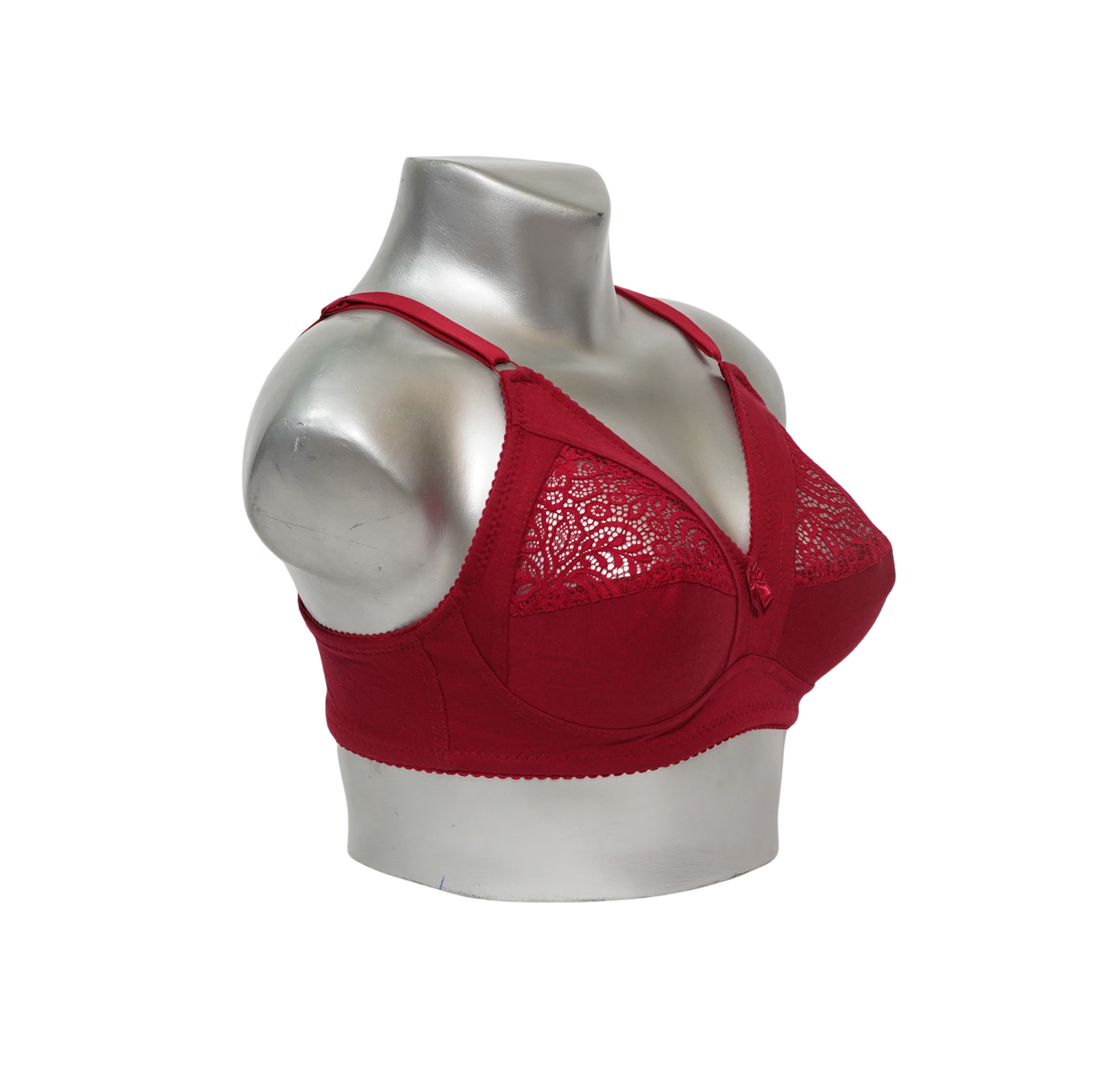 Half Lace Non Padded Non Wired Bra (23432)