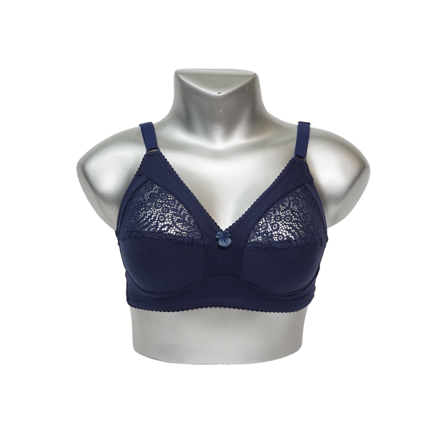 Half Lace Non Padded Non Wired Bra (23432)