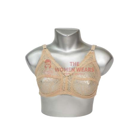 Net Printed Non Wired Non Padded Bra (Art-2050)