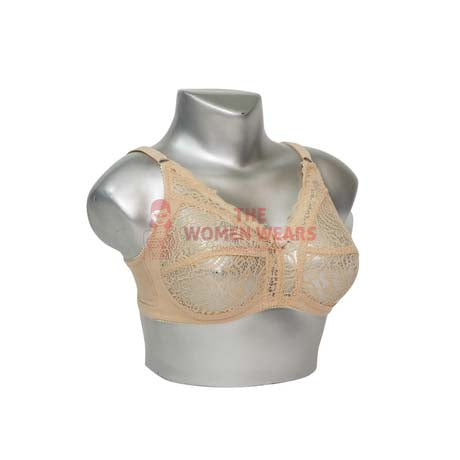 Net Printed Non Wired Non Padded Bra (Art-2050)