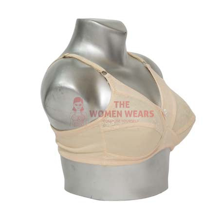 Front Embroidered Elegant Cotton Bra (3243)
