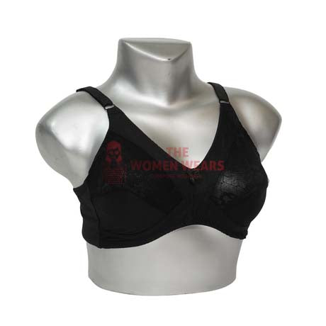 Front Embroidered Elegant Cotton Bra (3243)