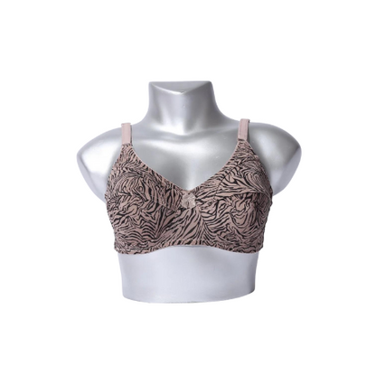Galaxy tiger print non padded bra 1002 view 3