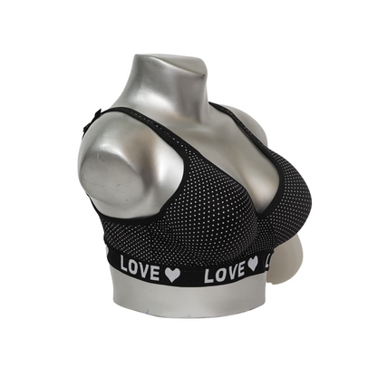 Love Dotted Sports Padded Bra Non Wired (3045)