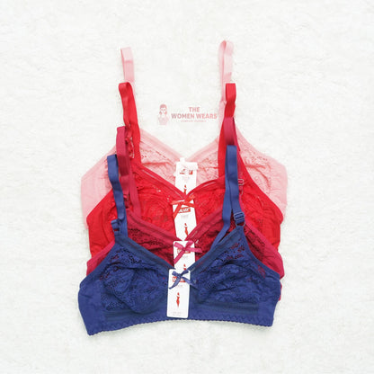 Galaxy Non Padded Non Wired Top Selling Net Bra (1723)