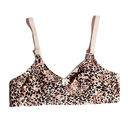 Breathable Non Padded tiger printed Bra - Pack of 2 (1159)