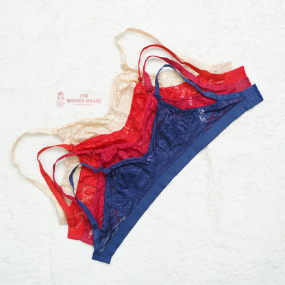 Galaxy Comfortable Non Padded Lace Bra (1365)