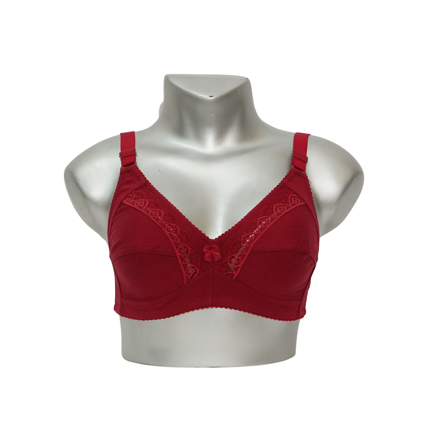 Front Lace Non Padded Non Wired Bra (21590)