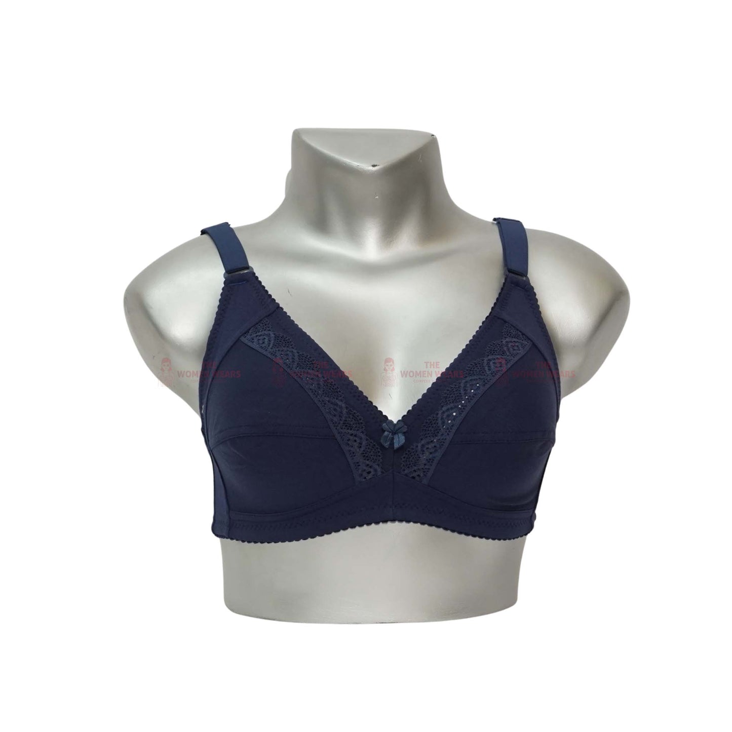 Front Lace Non Padded Non Wired Bra (21590)