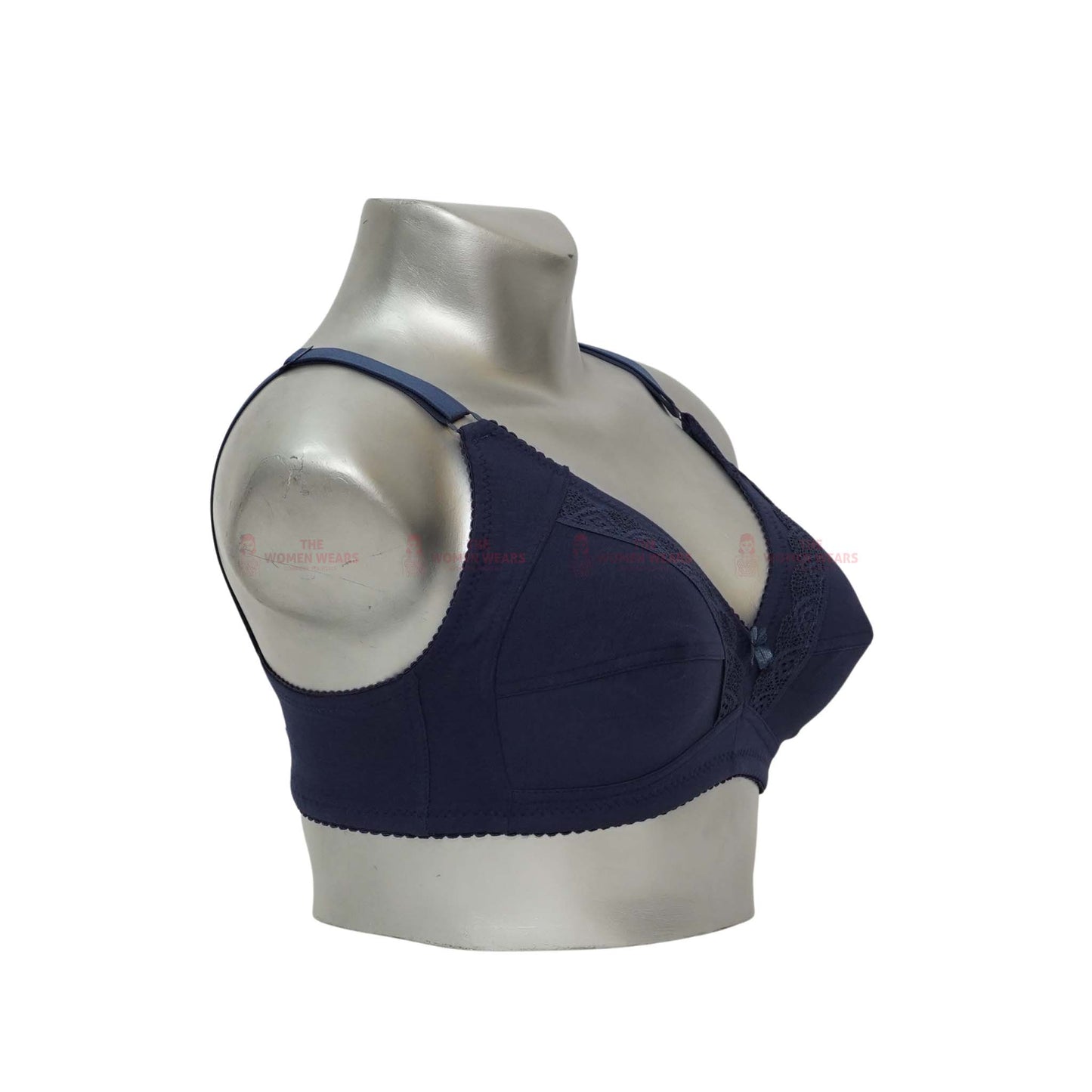 Front Lace Non Padded Non Wired Bra (21590)
