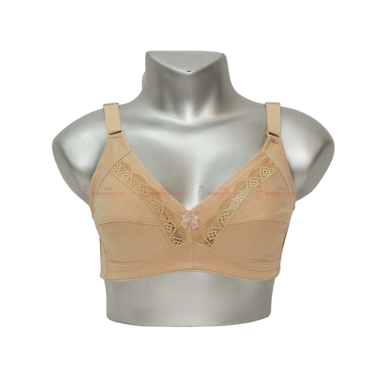 Front Lace Non Padded Non Wired Bra (21590)