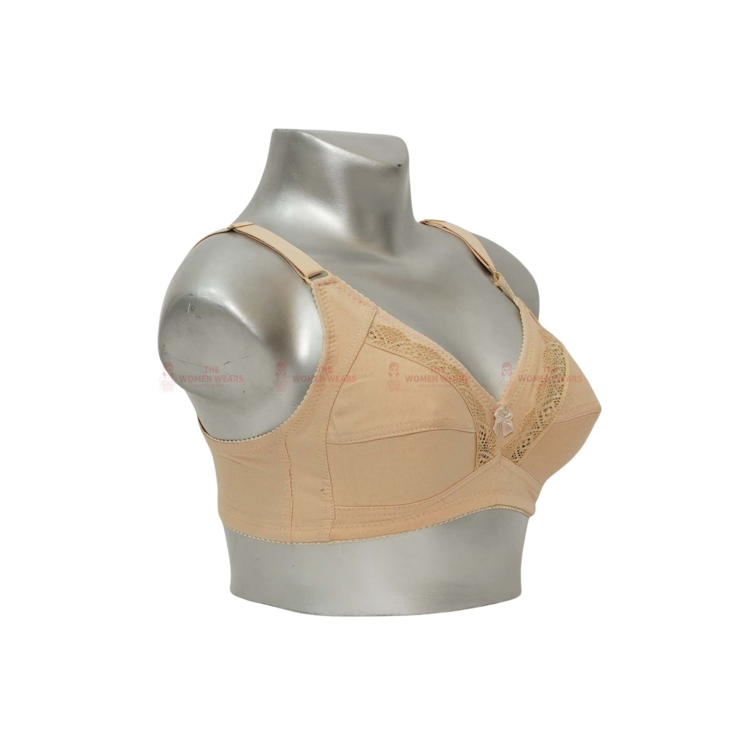 Front Lace Non Padded Non Wired Bra (21590)