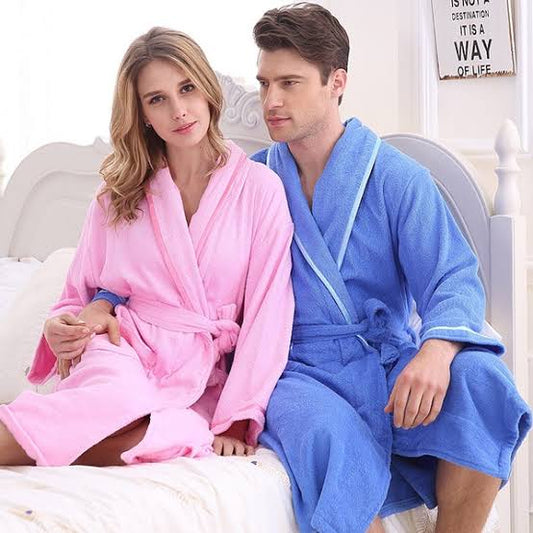 Unisex Winter Warm Hooded Bathrobe Gown (ZN-053)