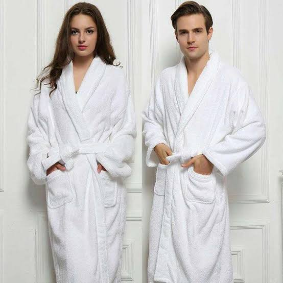 Unisex Winter Warm Hooded Bathrobe Gown (ZN-053)