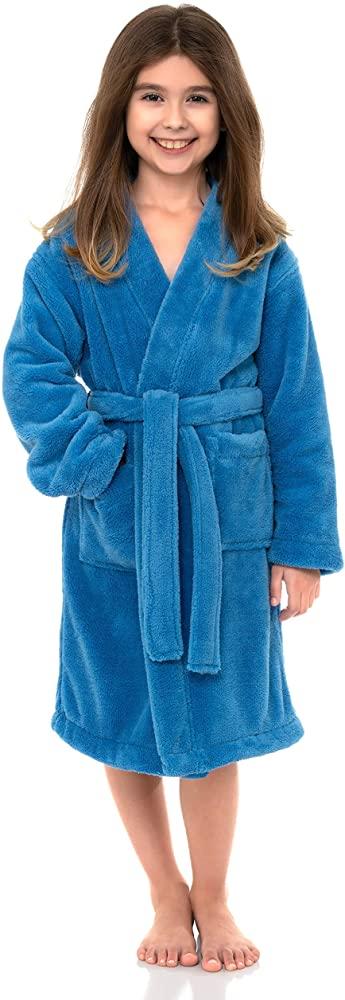 Winter Warm Hooded Kids Bathrobe (ZN-052)
