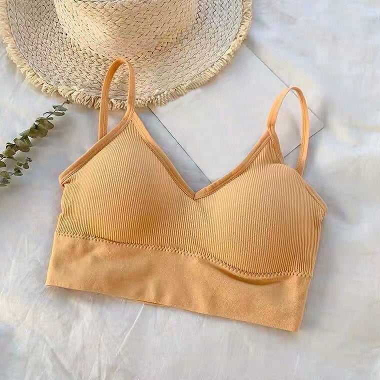 Crossed Suspenders Bralette Padded Bra SK_02