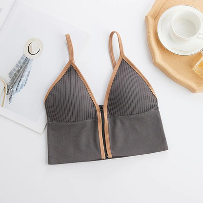 Women Yoga Tank Tops Padded Sports Bra With Removeable Pads (BR061)