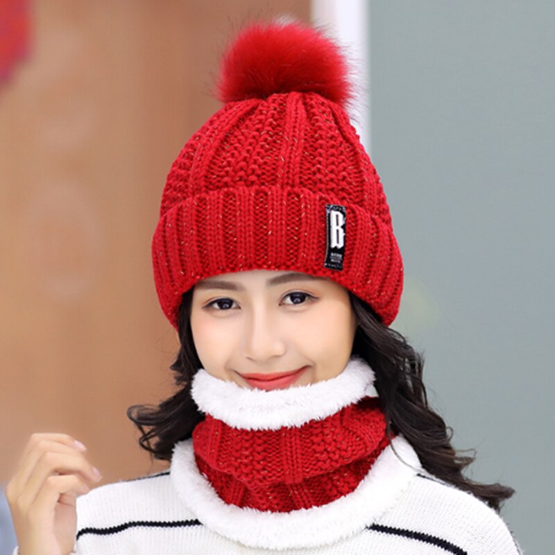 Trendy and Fashionable women winter Neck Scarf With Fur Inside (T-2383)_1