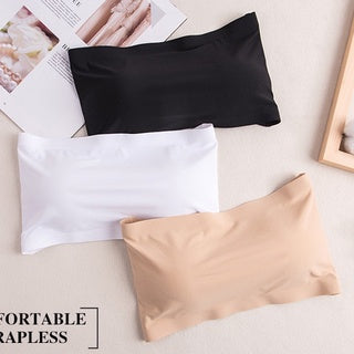 Ice Silk Strapless Tube Bra 8801 view 5