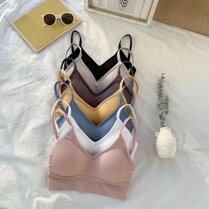Crossed Suspenders Bralette Padded Bra SK_02