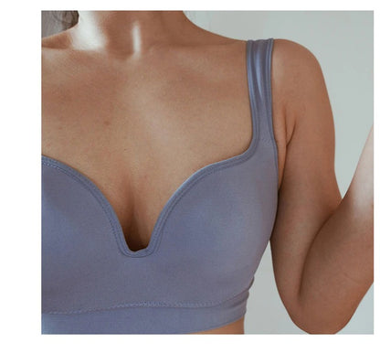 Push Up Cotton Wireless Sports Vest (2374)