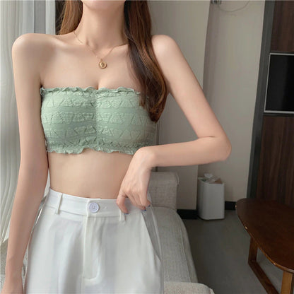 Women Strapless Seamless Underwear Backless Push Up Bralette SK_03