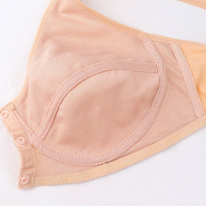 Front Open Three Button Cotton Nursing Bra (NB526)