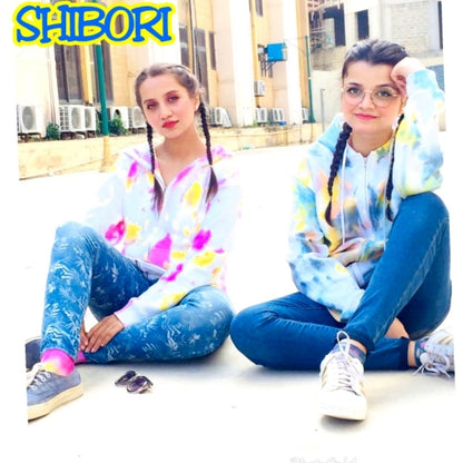 Shibori Tie Dye Hoodie product view 8