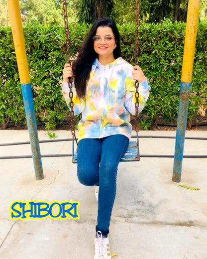 Shibori Tie Dye Hoodie product view 10